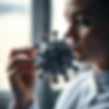 The Intricacies of Viral Makeup Artistic representation of virus structure