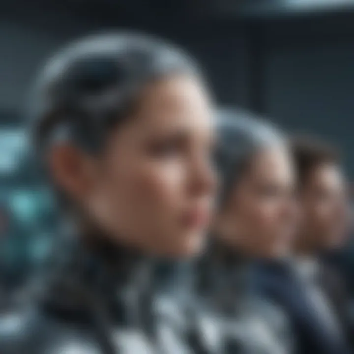 A gathering of experts discussing the future of artificial intelligence