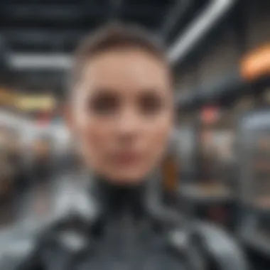 Visual representation of diverse sectors influenced by AI advancements