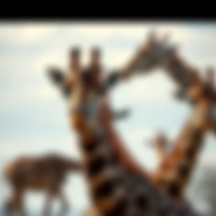 Giraffe social interaction