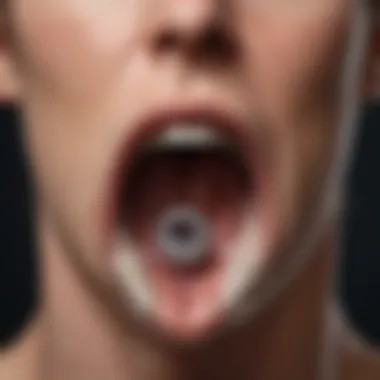 The Diaphragm's Role in Hiccups An anatomical illustration depicting the diaphragm's role in hiccup reflex.