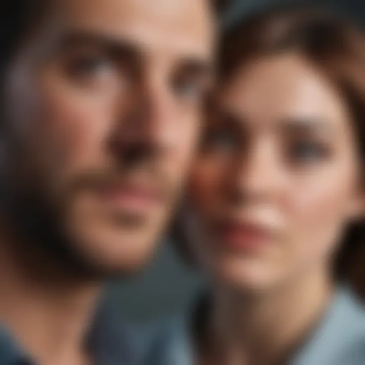 An illustration depicting the impact of personality traits on interpersonal relationships.
