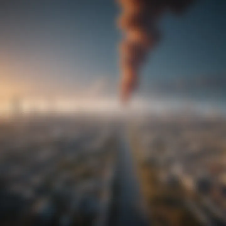 Visual representation of greenhouse gas emissions by sector