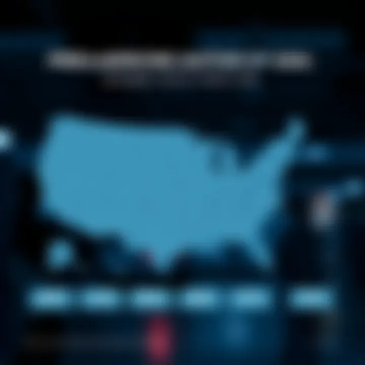 Prevalence of Autism Across the USA Infographic showing prevalence rates of autism in different states.