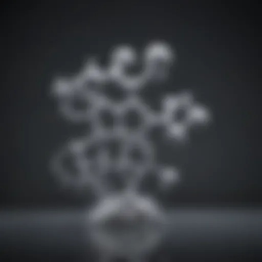 Chemical structure of sodium bicarbonate