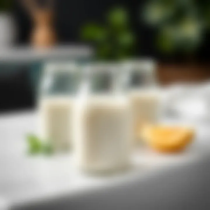 Calcium-rich Plant-based Milk Plant-based milk alternatives rich in calcium