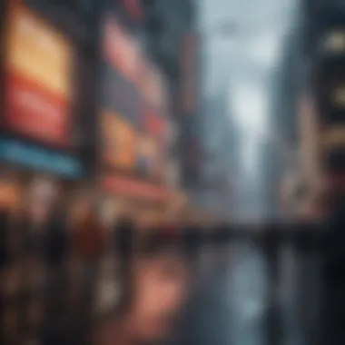 Modern Society: A Tapestry of Urban Life A vibrant cityscape symbolizing modern society.