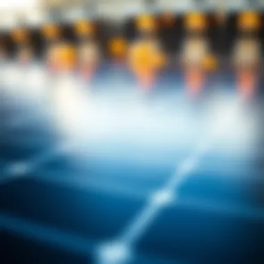 The Technology Behind Solar Panels Close-up of photovoltaic cells