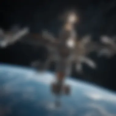 Conceptual image of future missions and projects related to the ISS