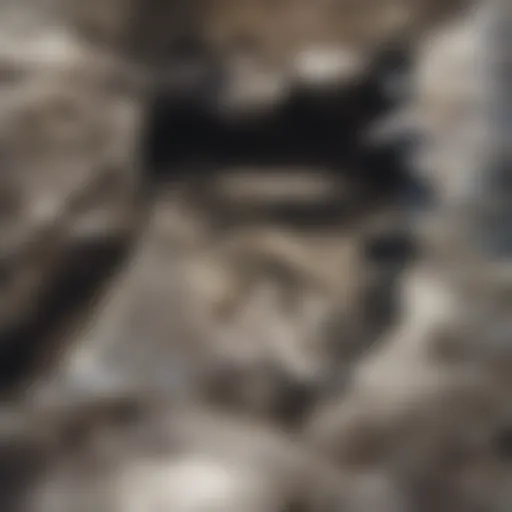 Detailed view of a hard drive being destroyed with industrial machinery.