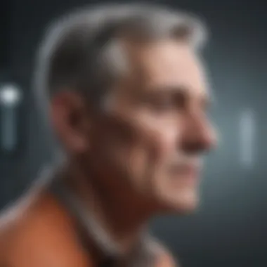 Integration of Technology in Diagnosis An illustration depicting the integration of technology in Alzheimer diagnosis.