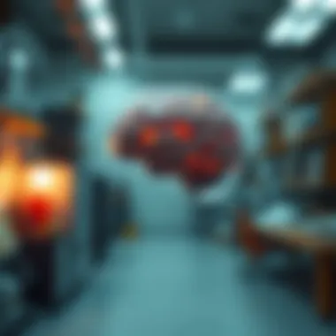 Artistic representation of creativity linked to the right brain