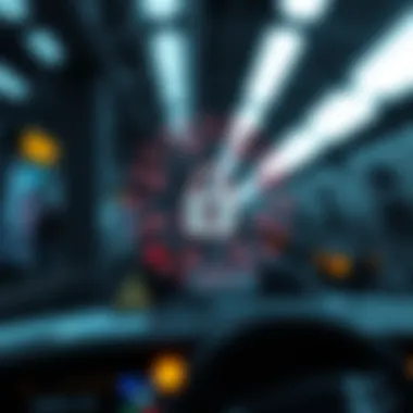 Data Privacy in Digital Mental Health Applications Symbolic representation of data privacy in mental health apps