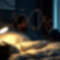 Sleep patterns and cycles illustration