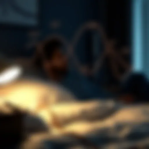 Sleep patterns and cycles illustration