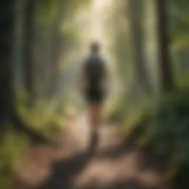 Embracing Nature: The Benefits of Outdoor Walking A serene outdoor setting promoting walking as an exercise.