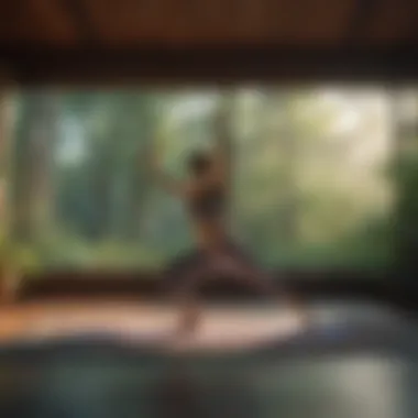 The Art of Yoga: Finding Inner Balance An individual engaging in yoga reflecting tranquility and balance.