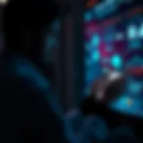 A user navigating a mental health app interface