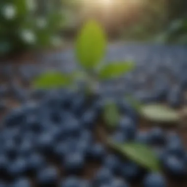 Illustration of the nutritional benefits of Echo blueberries