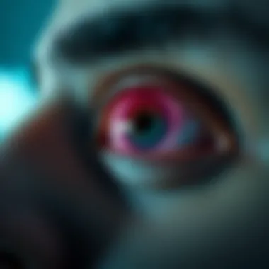 Infographic on the causes of pink eye