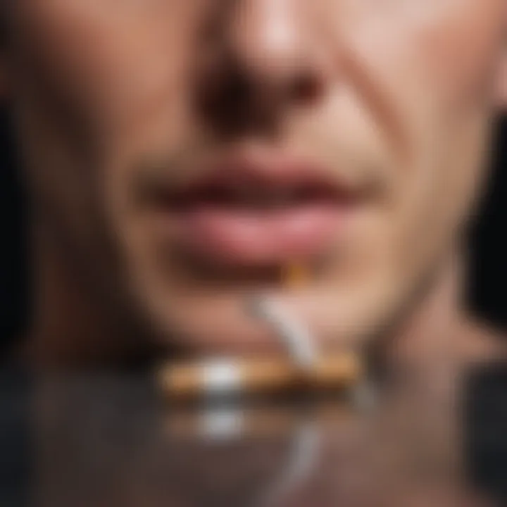 A conceptual image representing the journey of quitting smoking