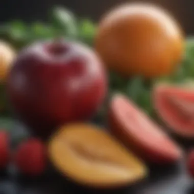 Essential Nutrients for Immune Support Vibrant fruits and vegetables representing essential nutrients for immunity