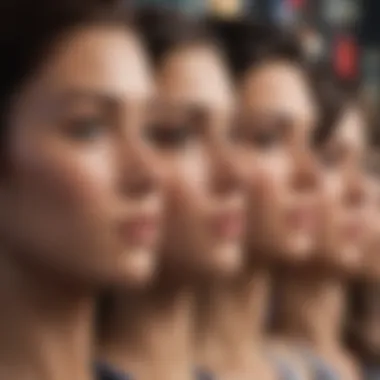 Diverse genetic heritage visualized through charts