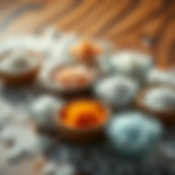 Exploring Different Types of Salts Variety of salts in small bowls