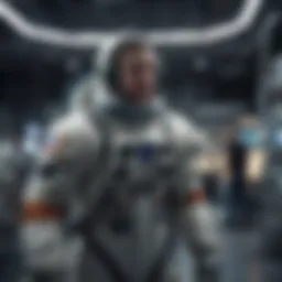 Astronaut training simulation equipment at Kennedy Space Center