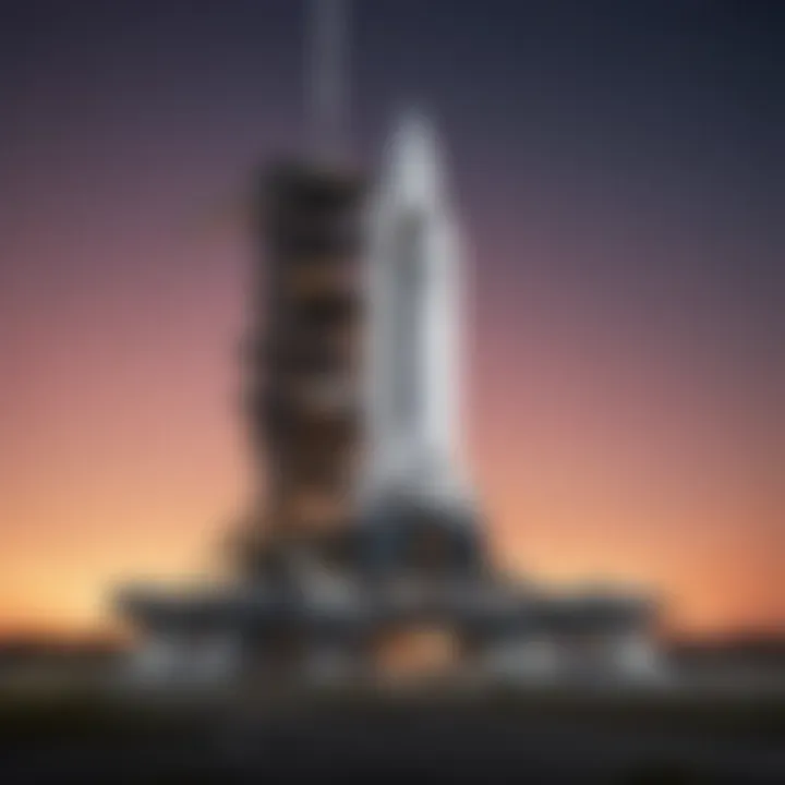 The historic launch pad at Kennedy Space Center