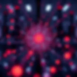 Abstract representation of AGI and machine learning