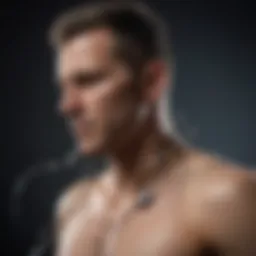 Illustration of electrical stimulation therapy in action