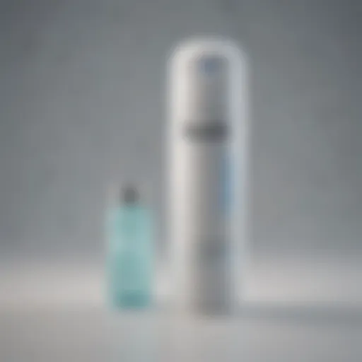Diagram illustrating the chemical composition of deodorants