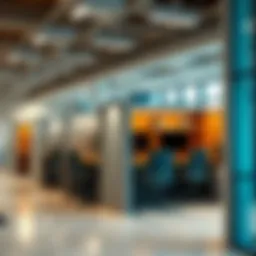 Modern office cubicle design showcasing versatility and comfort