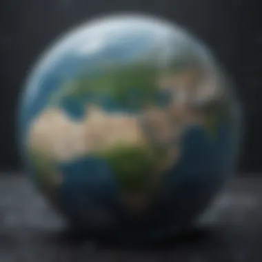 Global Impact of Climate Change A global map highlighting the impact of climate change