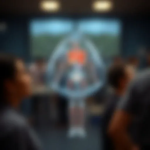 The Balance of Hydration An intricate diagram showcasing the balance of hydration in the body