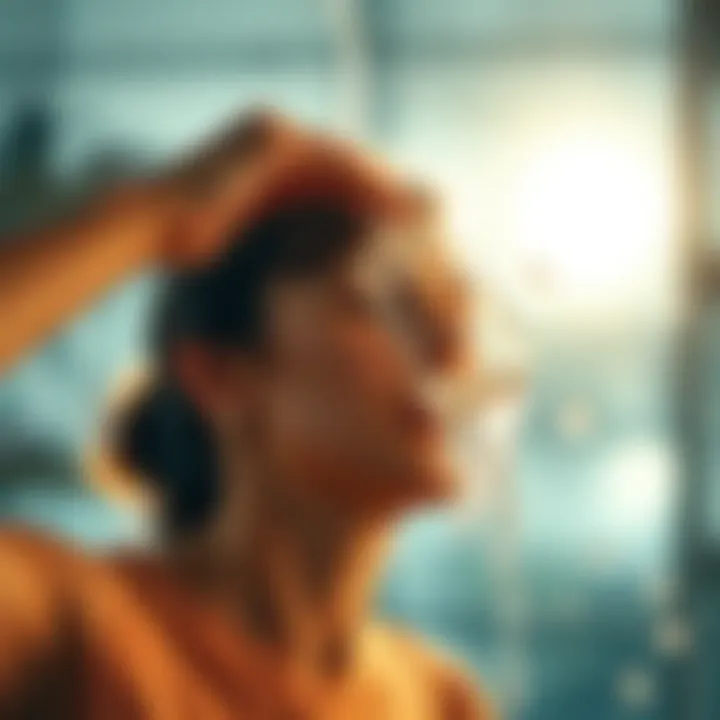 Effects of Overhydration A conceptual illustration depicting the effects of overhydration on health