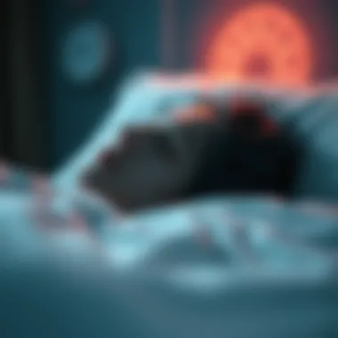 Illustration of the symptoms associated with Lewy Body Sleep Disorder.