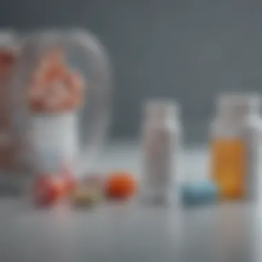 Medication Types for Managing Meltdowns Illustration of various medication types used for managing meltdowns