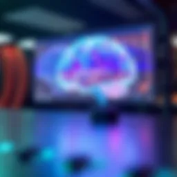 A visual representation of brain activity during memory tests.