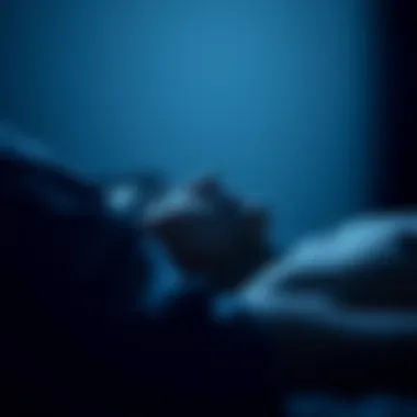 Visual representation of cognitive decline due to lack of sleep