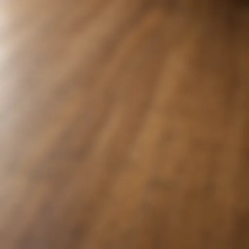 Close-up of bamboo flooring showcasing its texture and grain