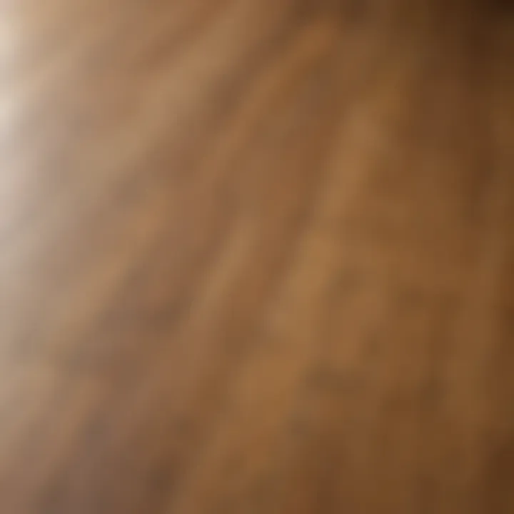 Close-up of bamboo flooring showcasing its texture and grain