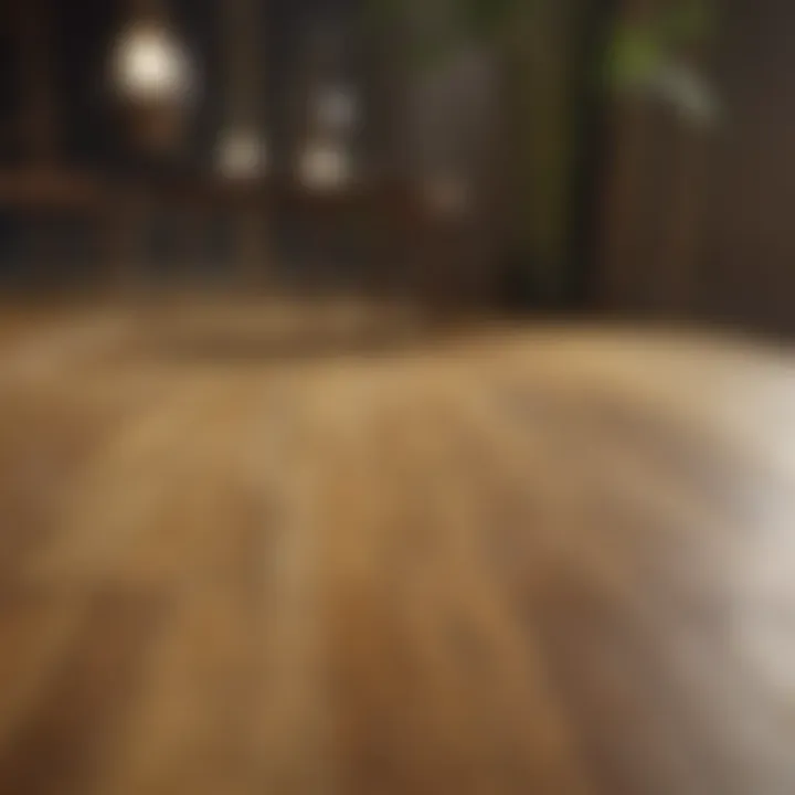 Comparison chart of bamboo flooring and traditional flooring materials