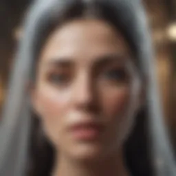 Abstract representation of spiritual narcissism