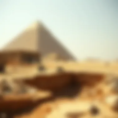 Unearthing History: The Archaeological Significance An archaeological dig site near the Great Pyramid