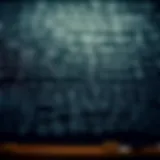 A chalkboard filled with complex mathematical equations