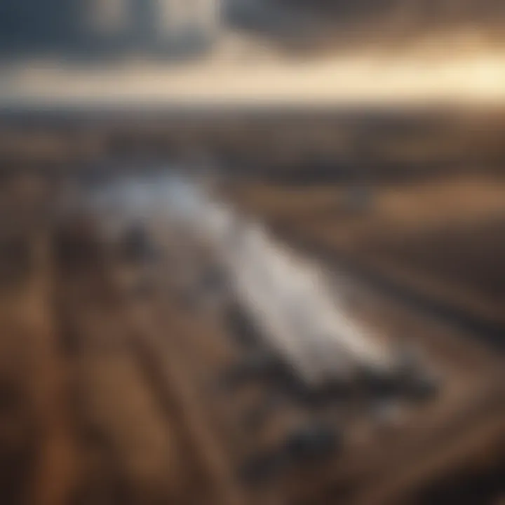 Infographic illustrating environmental impacts of fracking