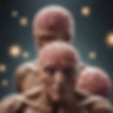 Genetic Mutations in Glioblastoma Illustration depicting genetic mutations associated with glioblastoma