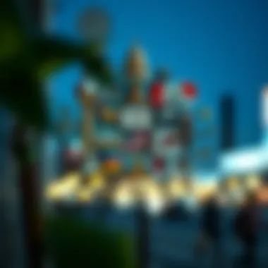 A collage of cultural symbols representing the importance of context in language comprehension.